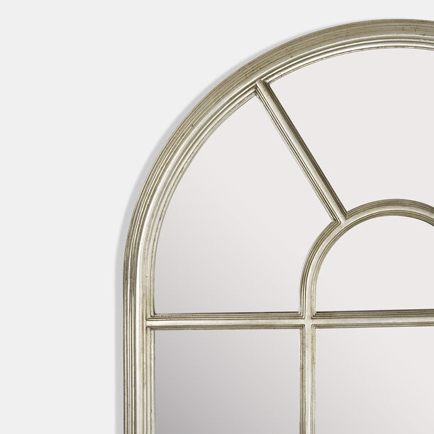 "Homez MDF wooden wall mirror, white, 70*140 cm image number 1