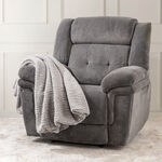Textured embossed sherpa fur throw 130*170cm image number 0
