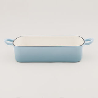 Alberto cast iron baking tray rectangular 20*30cm, blue
