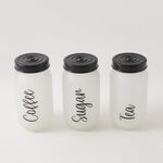 Alberto 3Pcs Glass Canister Set 660 Ml image number 0