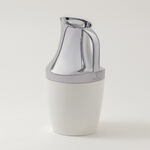Dallaty 1L stainless steel vacuum flask in silver image number 1
