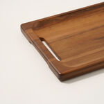 Dallaty acacia wood serving tray 2*24*36cm, brown image number 1