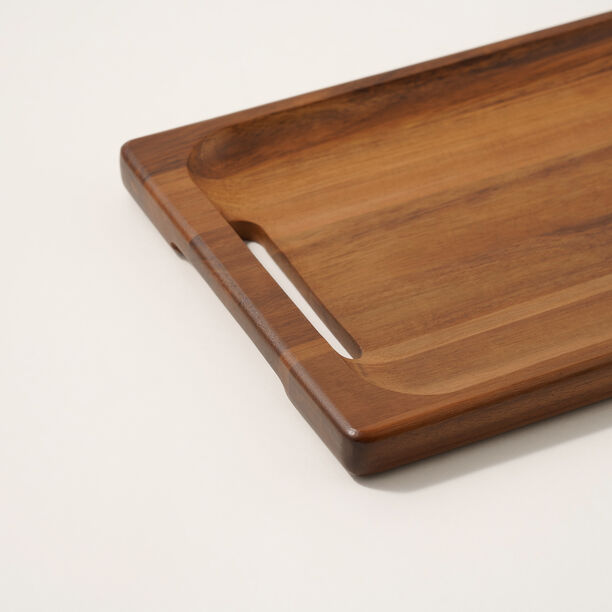 Dallaty acacia wood serving tray 2*24*36cm, brown image number 1