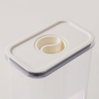 ألبرتو علبة تخزين بلاستيكية غطاء محكم الغلق 2.5 لتر