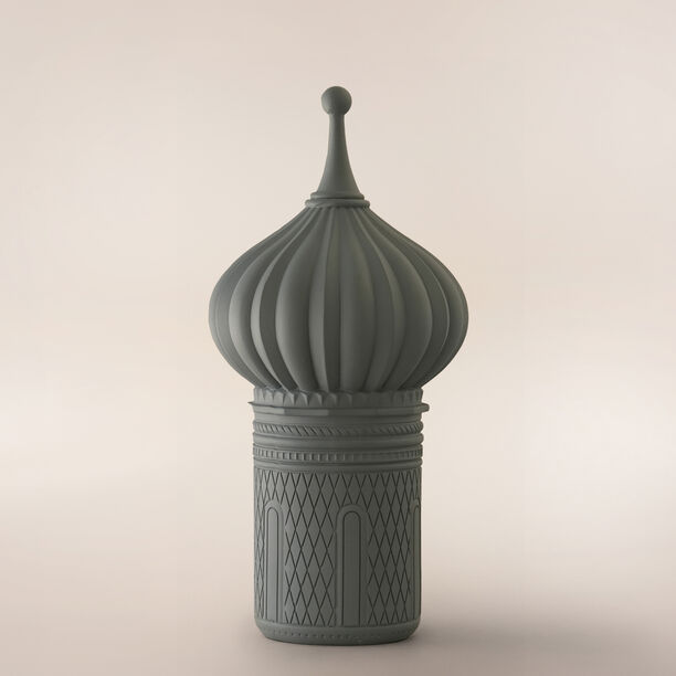 هومز قطعة ديكور رمضانية من السيراميك بتصميم قبة، ازرق 18.5*18.5*30سم image number 0