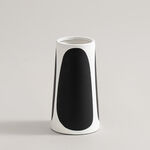 Homez black memphis ceramic vase 10.8*8.7*20.2cm image number 0