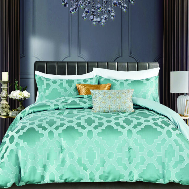 Buy Cottage 4 Pieces Jacquard Comforter Set King Size Online Nice