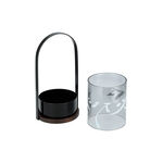 Salam Metal and Glass Candle Holder Dia16 *Ht: 30 Cm image number 2