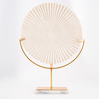 Home accent with marble base
