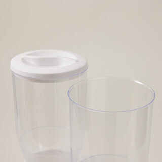Alberto Double Cereal Dispenser White Color