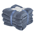 Boutique Blanche Cameo Blue 4 Piece Ultra Soft Hand Towel Set 50*100 Cm image number 1
