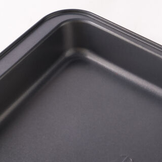 Betty Crocker non stick roasting pan set of 3 pieces 37.5*42.5*47.5cm, grey
