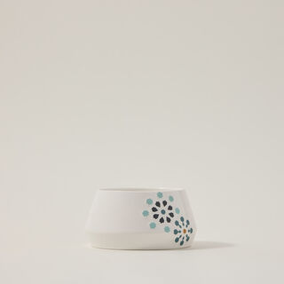 Dallaty white porcelain nut bowls with tray set 4 pcs