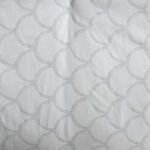 Cottage 6pcs cotton queen comforter set 240*200cm, geo grey pattern image number 3