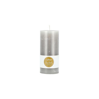 Pillar Candle Rustic Taupe 7*15 cm