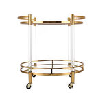 Acrylic Oval Serving Trolley image number 1