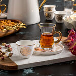 Dallaty glass tea and coffee set 18 pcs image number 0