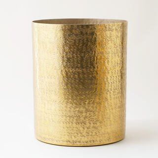 هومز سلة نفايات من الألومنيوم، ذهبي 20*20*24سم