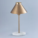 Homez gold & marble table lamp, 50 cm image number 0
