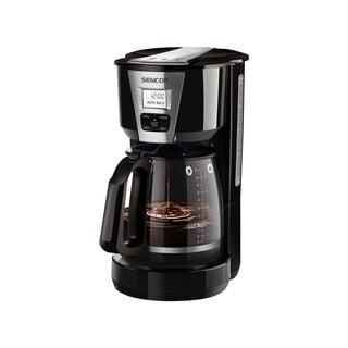 Sencor electric black coffee maker 1000W, 1.8L
