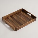 Dallaty rectangular acacia wood serving tray 42*34.2*4.6cm, brown image number 0