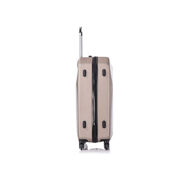 4 Piece Abs Trolley Case Set Diamond Champagne 18/22/26/30" image number 6