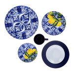 La Mesa blue porcelain 20 pcs dinner set image number 1