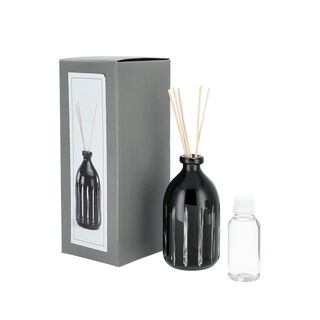 GLASS DIFFUSER NORDIC OUD FRAGRANCE DIA 8.2X HT: 16.5 CM