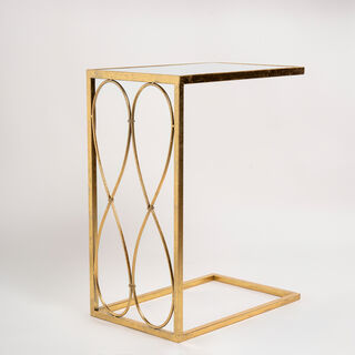 Side Table Metal Gold