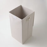 Homez polyester clothes organizer laundry box, beige 62*32*17 image number 2