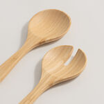 Alberto bamboo 2pcs utensil set 31.7*8.9*1.9cm, beige image number 1