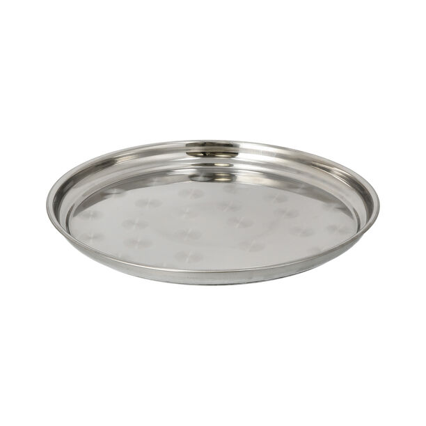 Stainless Steel Round Serving Tray image number 1