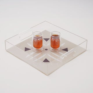 Najd Collection Dallaty Acrylic Tray 30*30*6cm