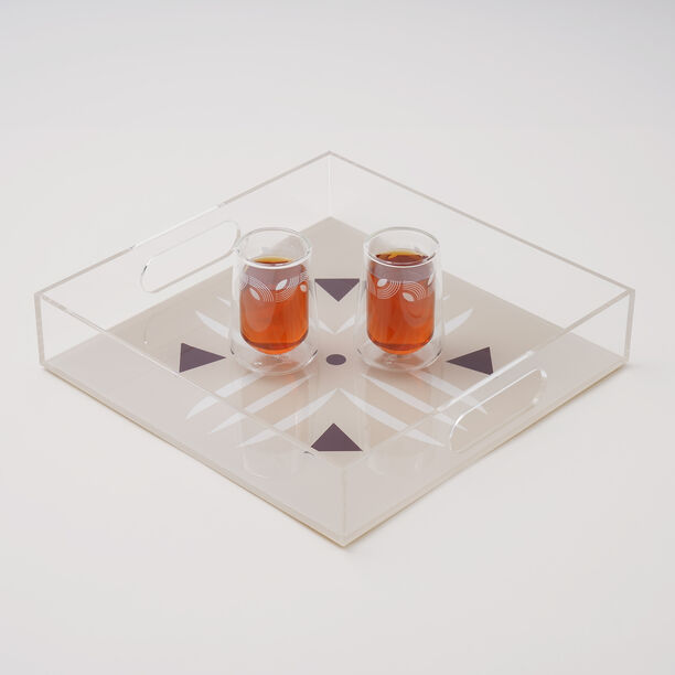 Najd Collection Dallaty Acrylic Tray 30*30*6cm image number 0
