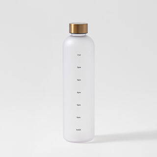 Dallaty Plastic Water Bottle 1L, Clear
