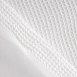 Boutique blanche cotton waffle comforter set 3pcs queen 240*200cm, white image number 3