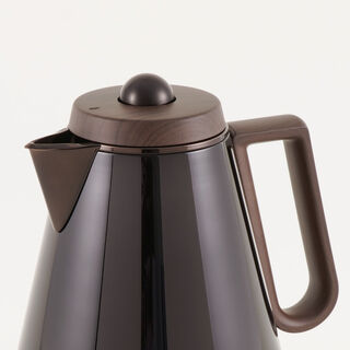 "Dallaty stainless steel vacuum, flask matte black with wooden touch 1L