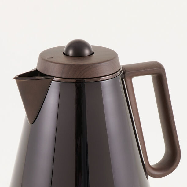 "Dallaty stainless steel vacuum, flask matte black with wooden touch 1L image number 1