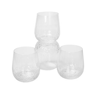 4Pcs Set Tall Tumblers With Ice Dregs Clear