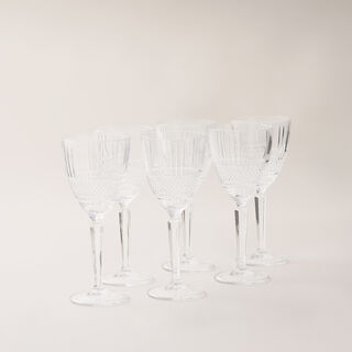 RCR brillante flute goblet set 6pcs, 18.7*18.7*18.7cm