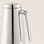 Dallaty 2Pieces Chrome Stainless Steel Thermos Set, Silver, 1L & 1.3L image number 4