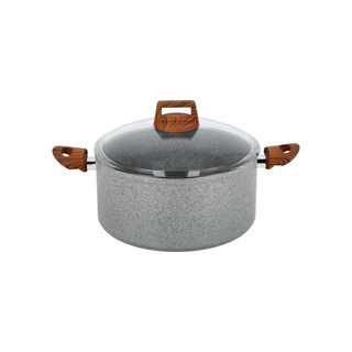 9 Pcs Forge Aluminum Granite Cookware Set