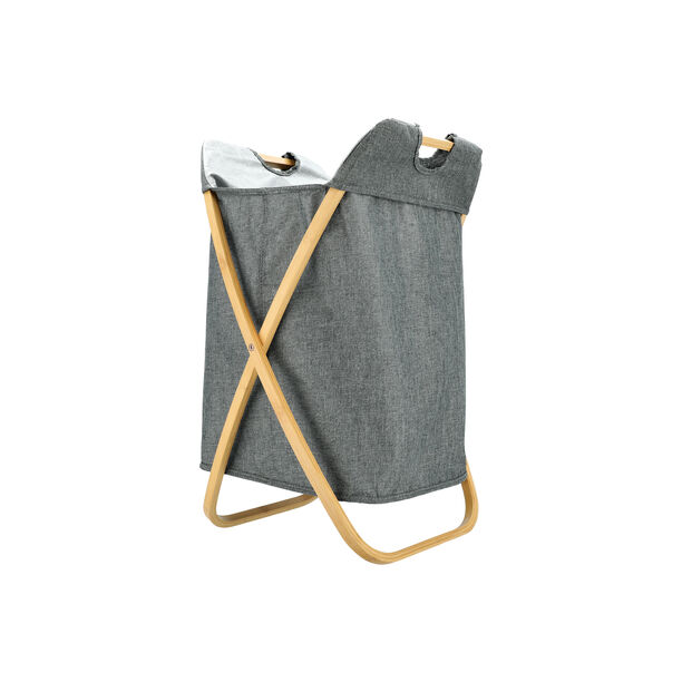 Laundry Bamboo X Frame Hamper image number 1