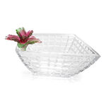 La Mesa Glass Bowl With Pink Crystal Flower 31Cm image number 2