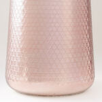 Homez pink side table glass and marble 54*48*48cm image number 3