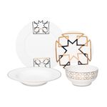 La Mesa Dinner Set 16 Pieces Gold Arabisque image number 0