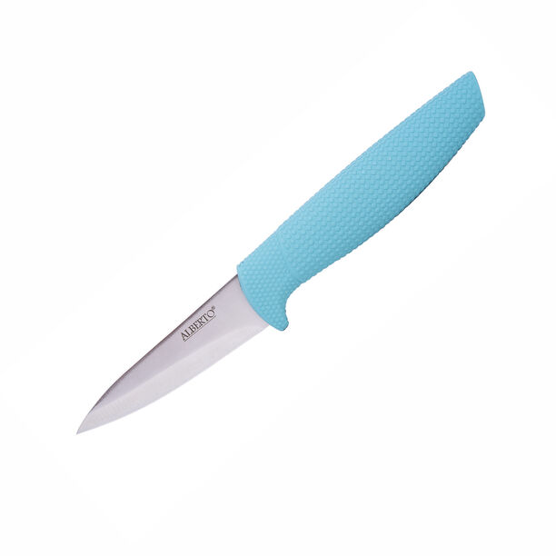 Alberto Paring Knife With Soft Blue Handle 4 Inch image number 1