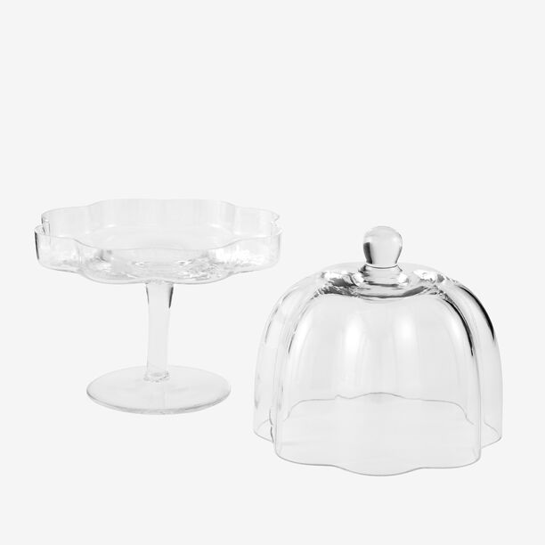 La Mesa Cake Stand With Long Base Small H: 23.5Cm T:17Cm D:17Cm B:9.3Cm image number 2