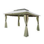 Double Topped Metal Gazebo image number 1
