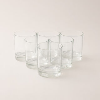 Borgonovo glass cup set, 6pcs 360 ml